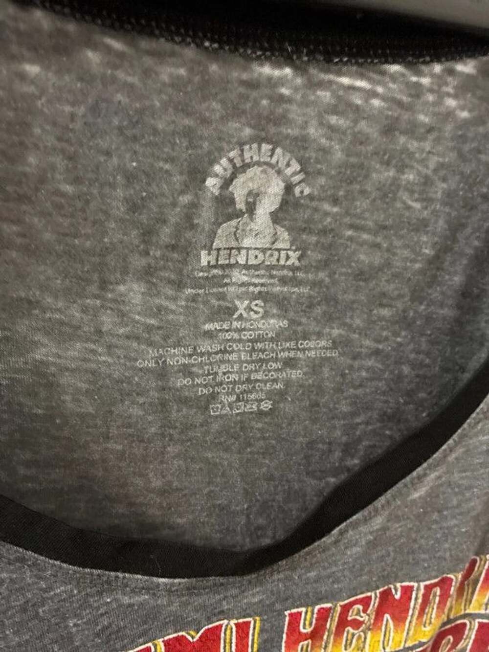 New wo tags women’s xs jimmy hendrix retro style tshirt - Picture 2 of 4